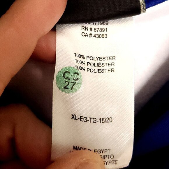 Gen 2 Kids University Of Kansas Red Blue Camouflage Jayhawk Hooded Sweatshirt XL - Picture 8 of 10